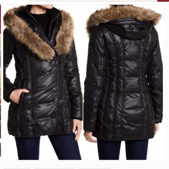 RUDSAK Jackets & Blazers - RUDSAK ATELIER NOIR FAUX FUR TRIM DOWN Puffer coat